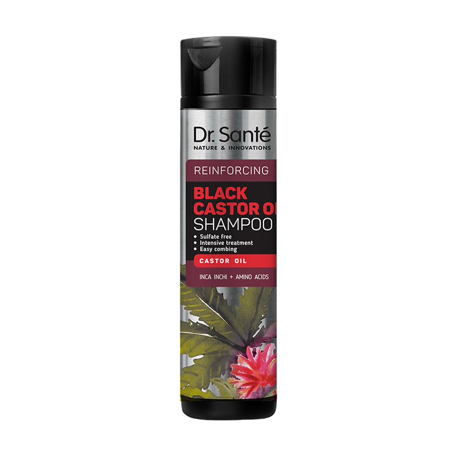 

Безсульфатний шампунь Dr. Sante Black Castor Oil для легкого розчісування волосся, з рициновою олією, 250 мл