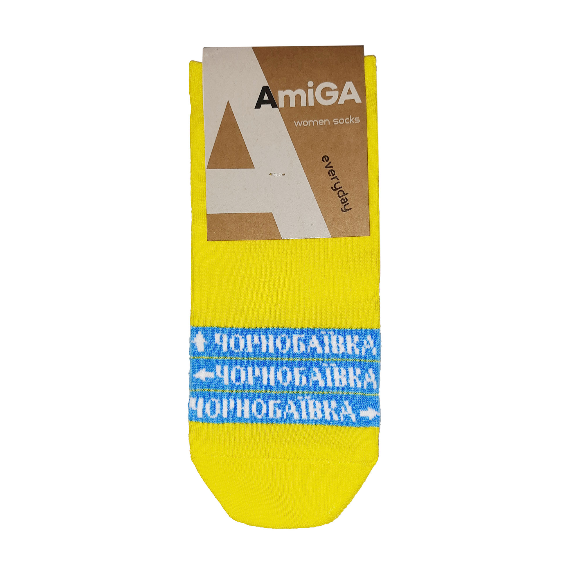 

Шкарпетки жіночі AmiGA укорочені Чорнобаївка, розмір 23-25