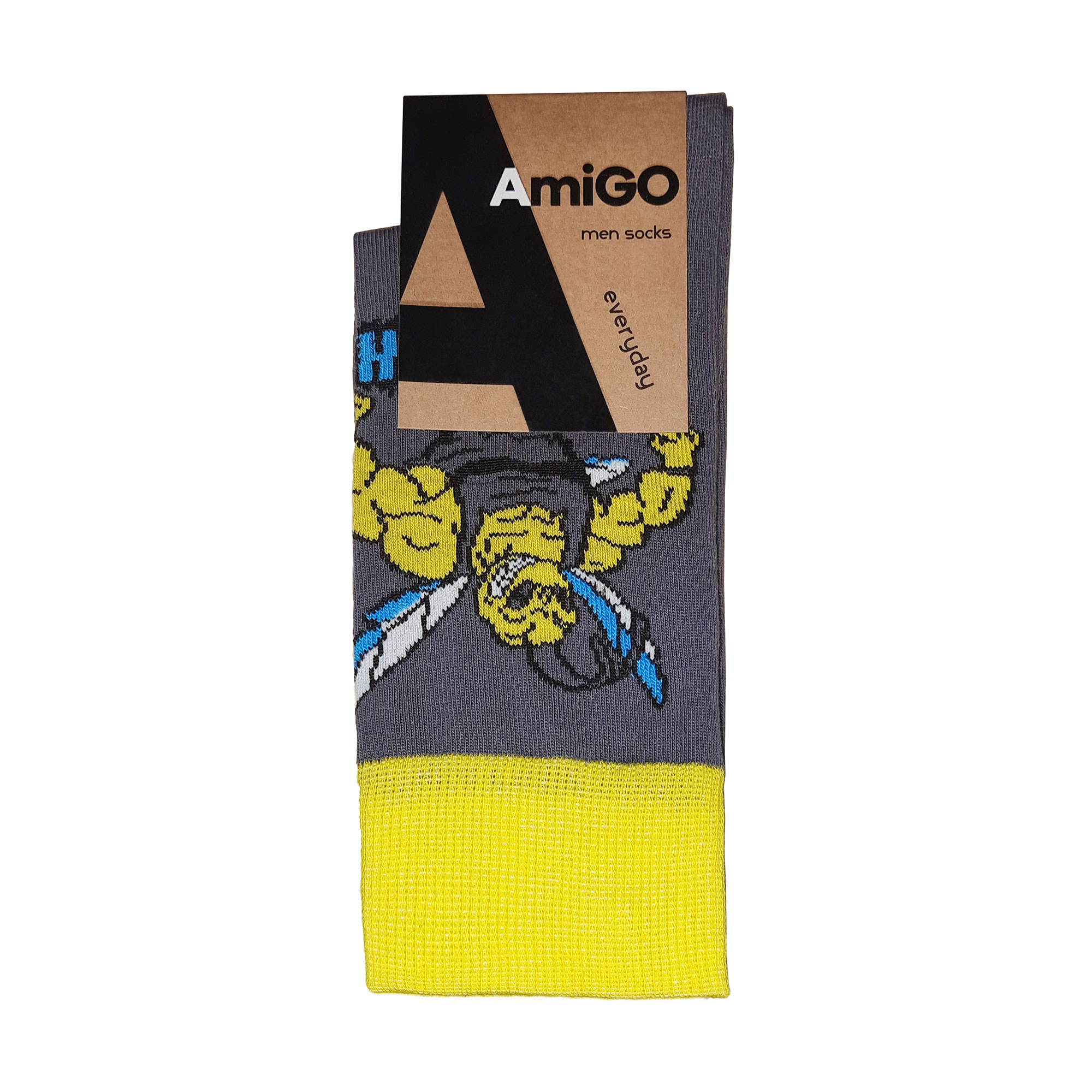 

Шкарпетки чоловiчi AmiGO Бджовелін, класичнi, розмір 29