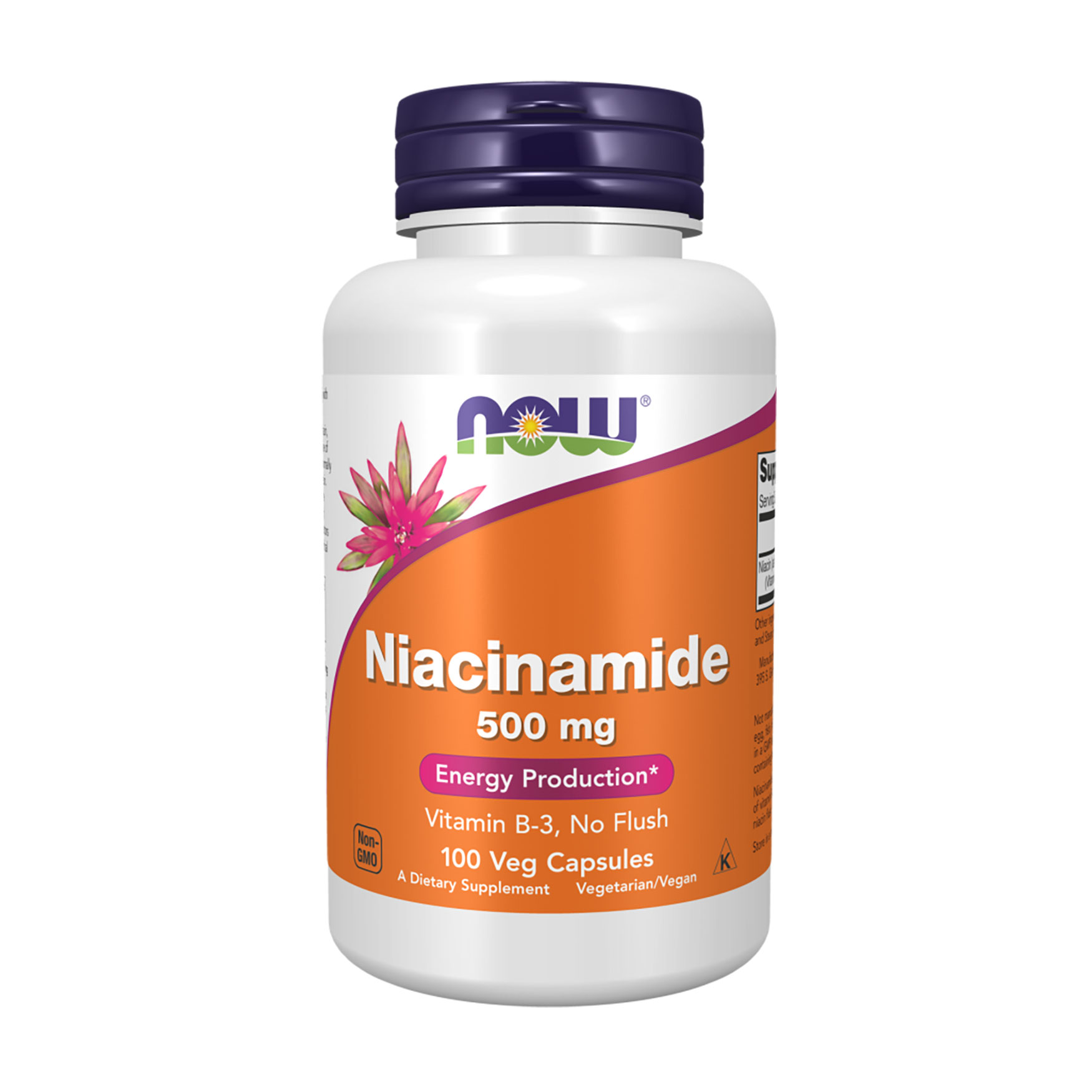 

Ніацинамід NOW foods Niacinamide 500 мг, 100 капсул