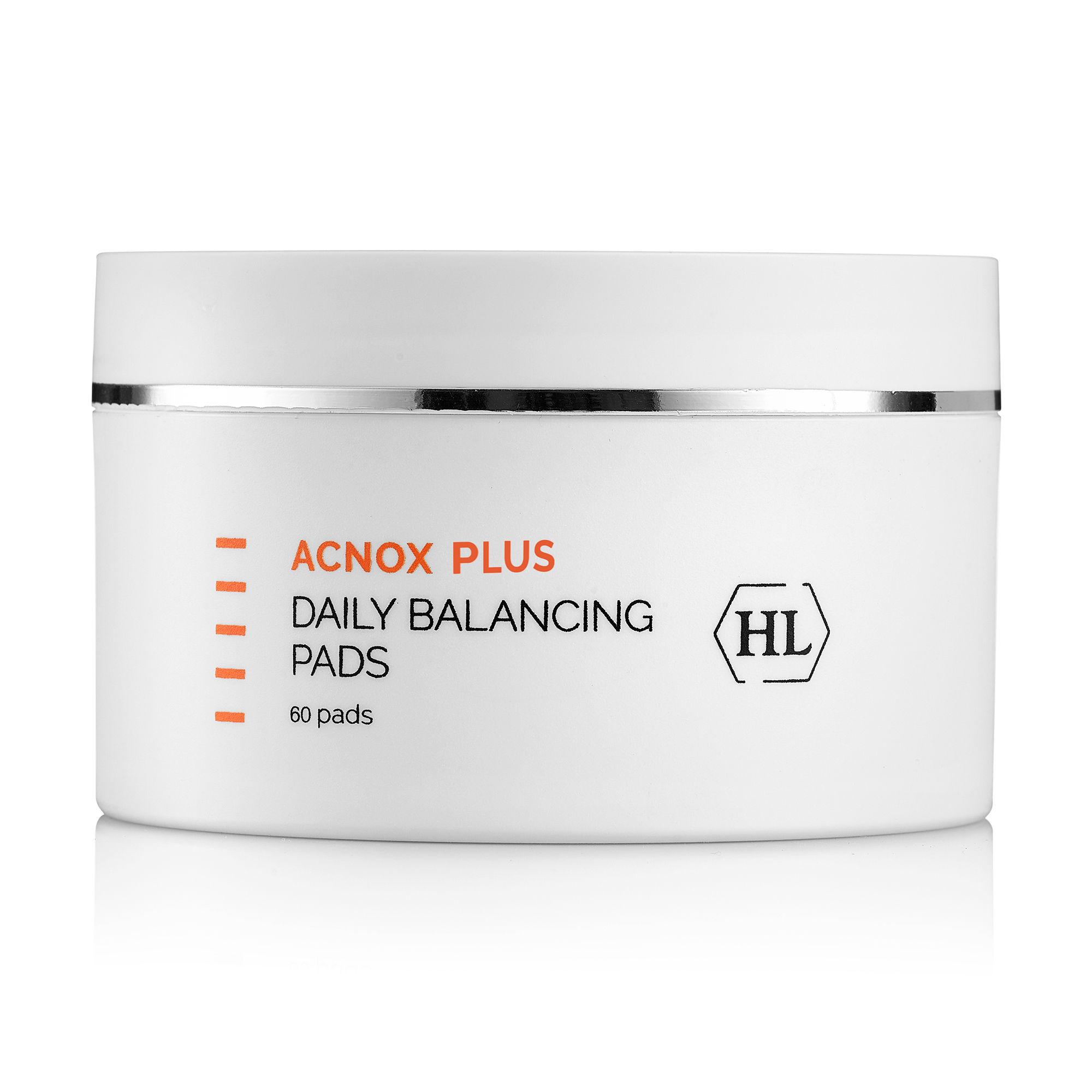 

Уцінка! Диски для обличчя змочені лосьйоном Holy Land Cosmetics Acnox Daily Balancing Pads, 60 шт