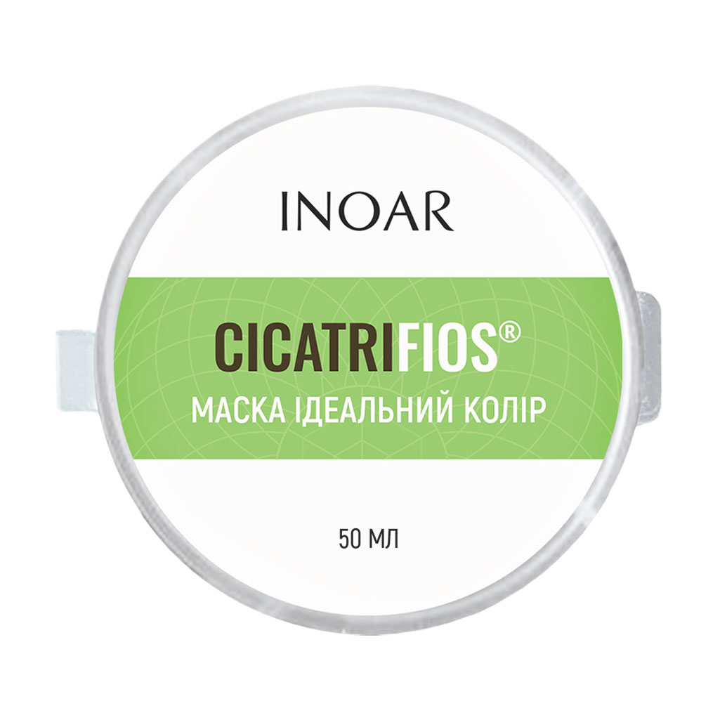 

Маска Inoar Cicatrifios Ідеальний колір, для фарбованого волосся, 50 мл