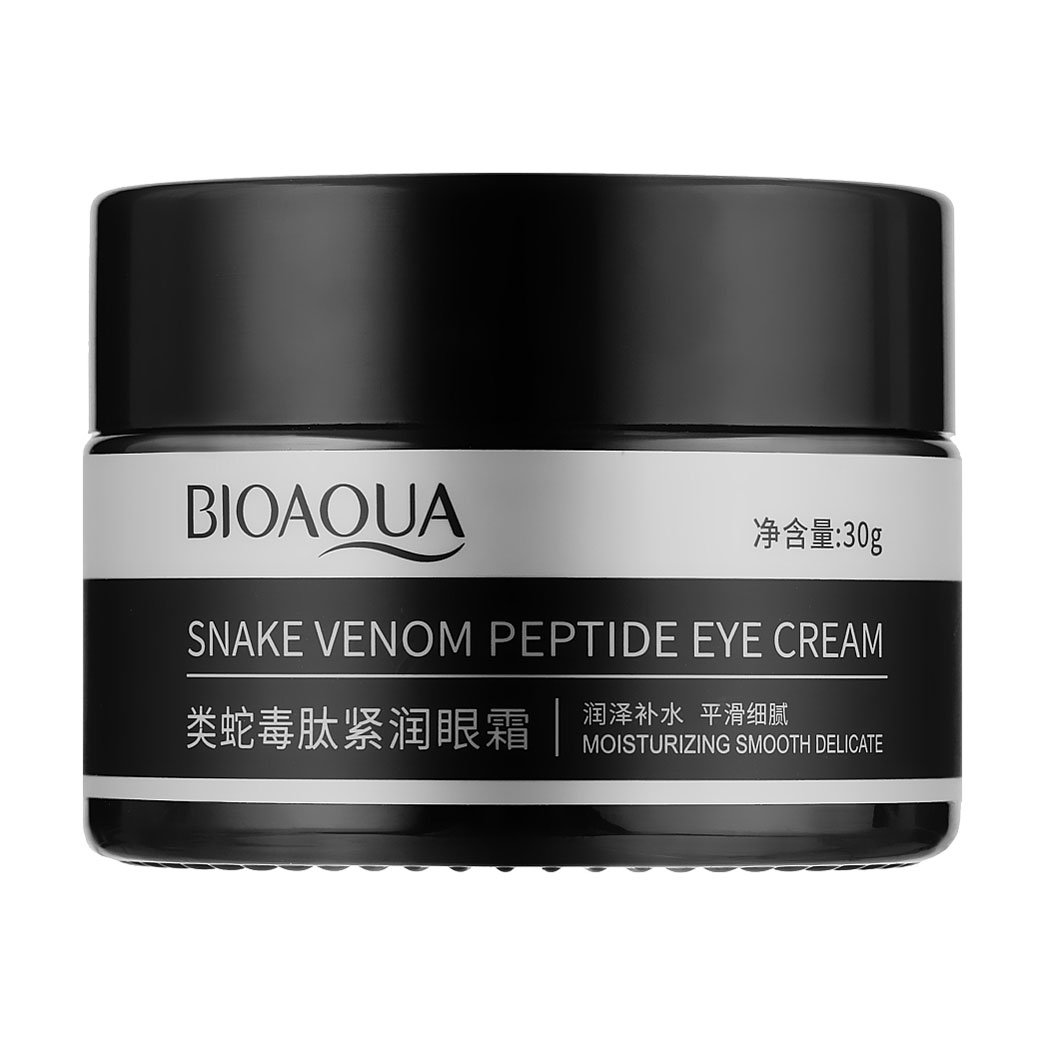

Крем для шкіри навколо очей Bioaqua Snake Venom Peptide Eye Cream з пептидом зміїної отрути, 30 г