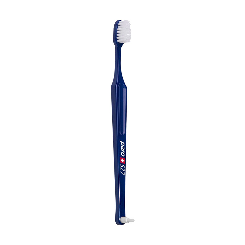 

Дитяча зубна щітка Paro Swiss Kids S27, м'яка, синя, 1 шт