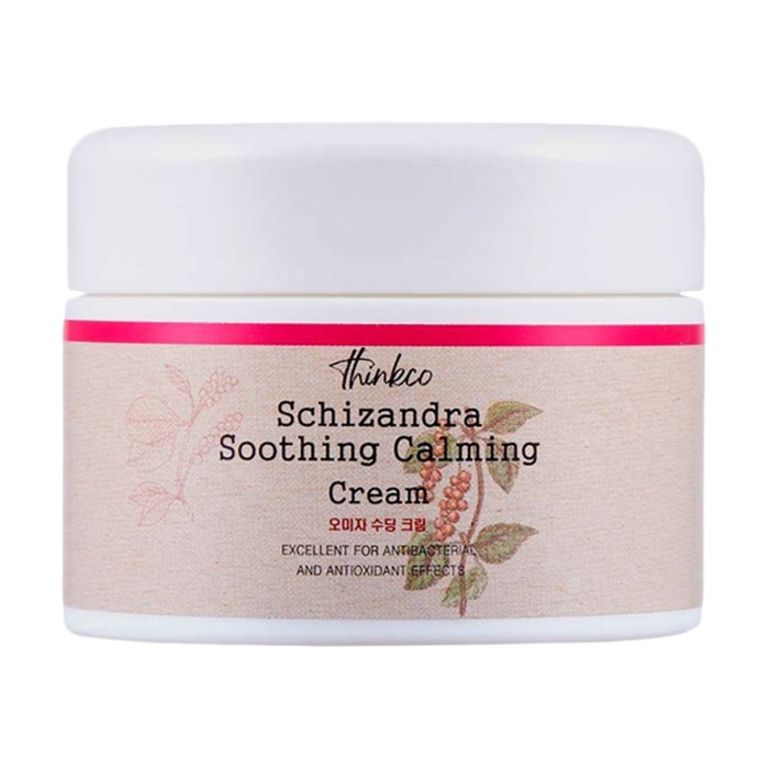 

Заспокійливий крем для обличчя Thinkco Schizandra Soothing Calming Cream з лимонником, для комбінованої та жирної шкіри, 50 мл