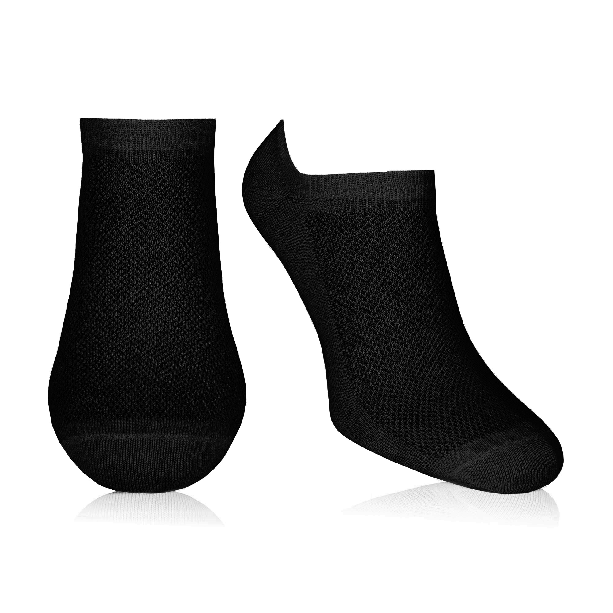 

Шкарпетки жіночі AmiGA Training укорочені, сітка, чорні, розмір 23-25