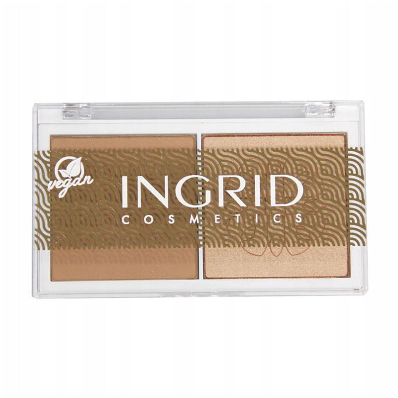 

Уцінка! Палетка бронзерів для обличчя Ingrid Cosmetics Bali Bronzing Palette, 20 г