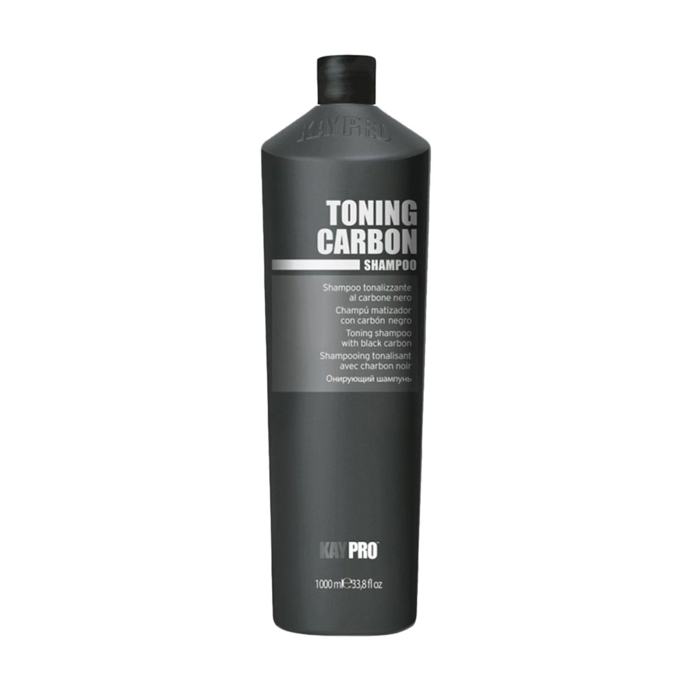 

Уцінка! Тонувальний шампунь для волосся KayPro Toning Carbon Shampoo з вугіллям, 1 л