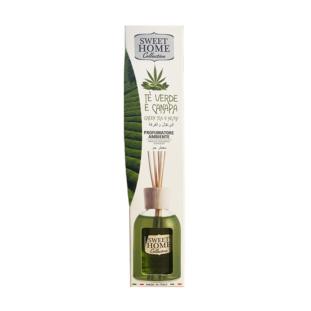 

Аромадифузор Sweet Home Collection Green Tea & Hemp Diffuser Зелений чай та конопля, 100 мл