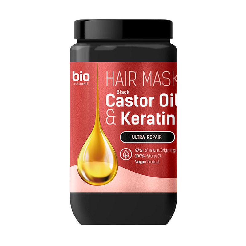 

Маска для волосся Bio Naturell Black Castor Oil & Keratin Hair Mask, 946 мл
