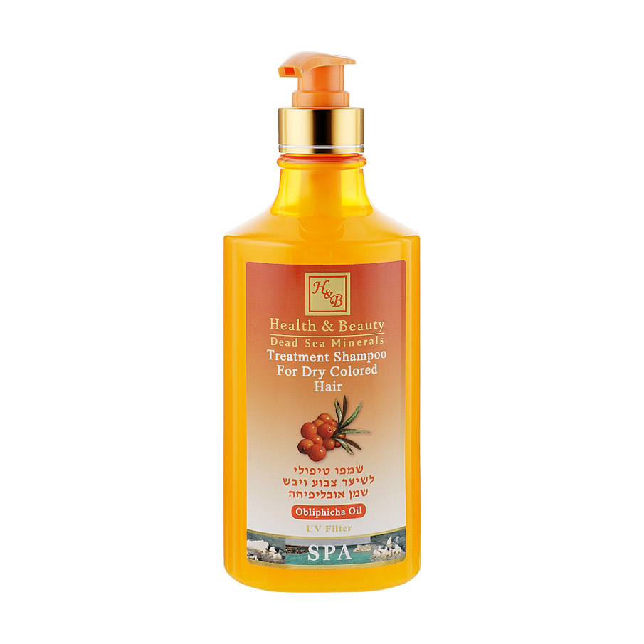 

Уцінка! Шампунь Health And Beauty Treatment Shampoo для сухого фарбованого волосся, з олією обліпихи, 780 мл