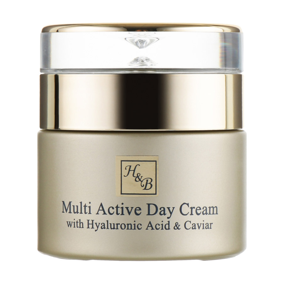 Акція на Мультиактивний денний крем для обличчя Health And Beauty Multi Active Day Cream з гіалуроновою кислотою, 50 мл від Eva