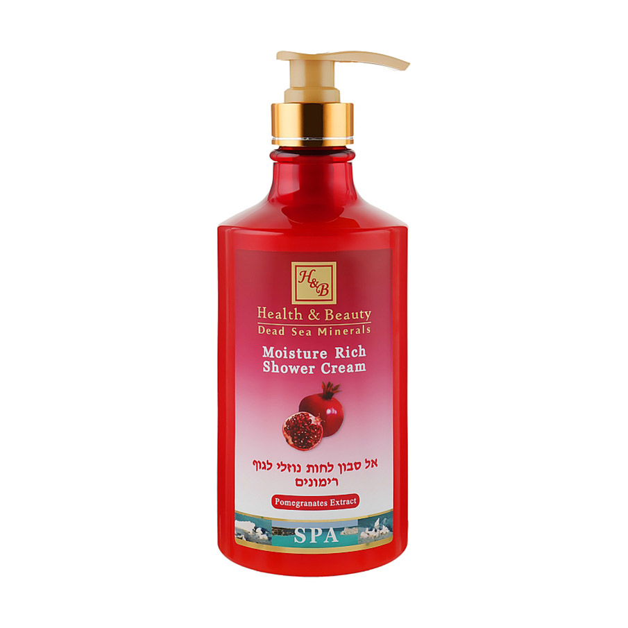 

Уцінка! Крем-гель для душу Health And Beauty Moisture Rich Shower Cream Гранат, 780 мл