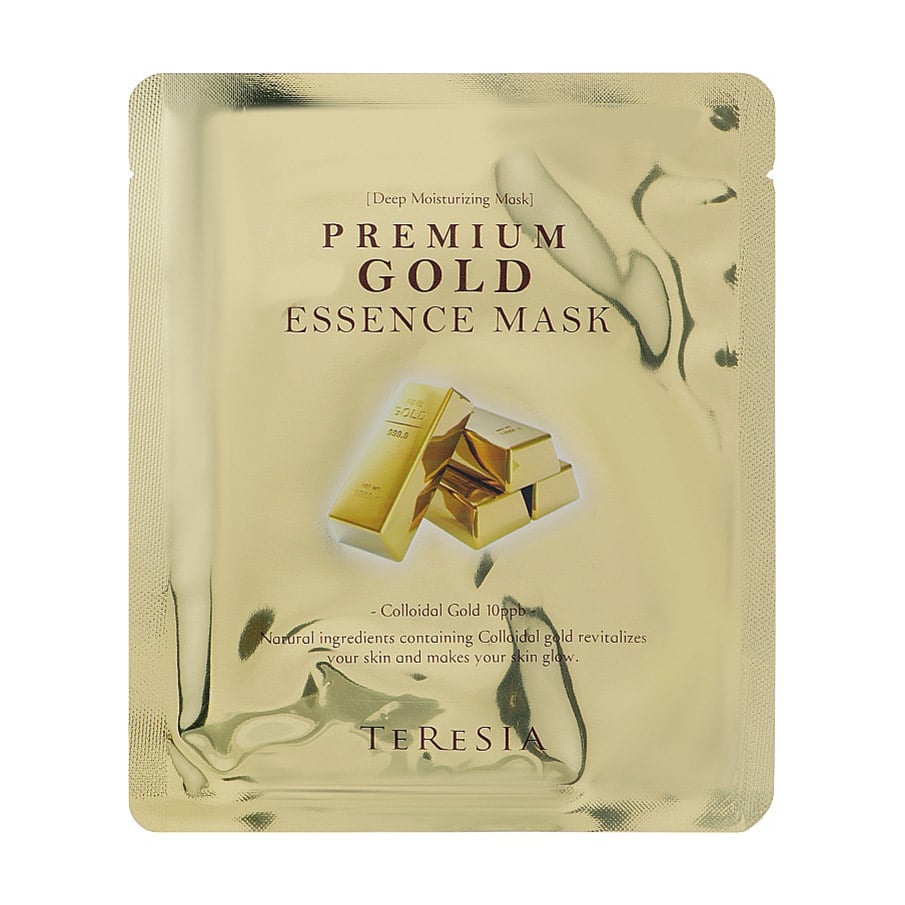 

Уцінка! Тканинна маска для обличчя Teresia Premium Gold Essence Mask з колоїдним золотом, 25 мл