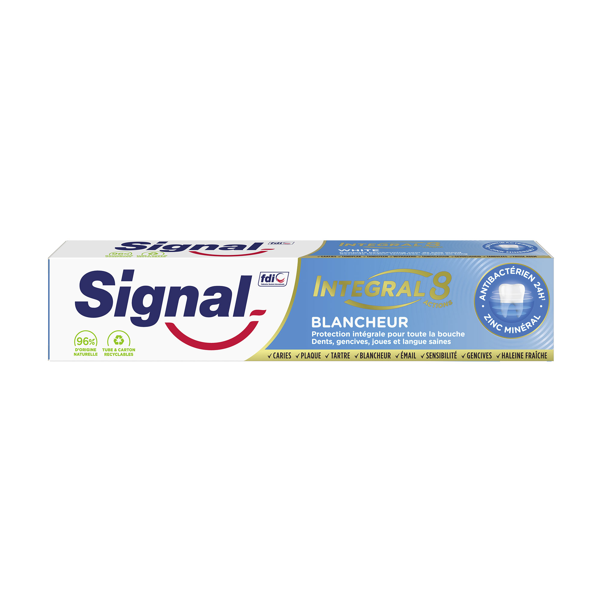 

Уцінка! Зубна паста Signal Integral 8 Відбілювання, 75 мл
