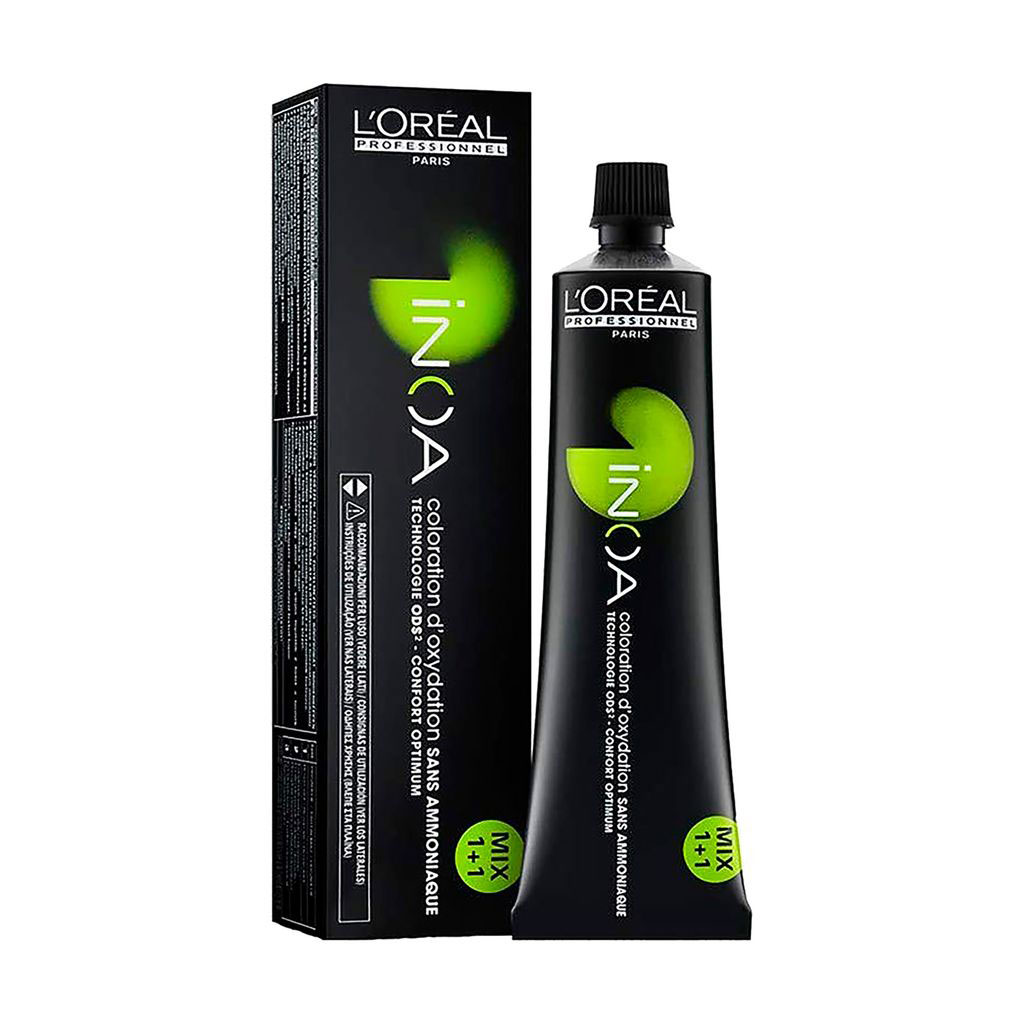 

Уцінка! Безаміачна фарба для волосся L'Oreal Professionnel Inoa Mix 1+1, 8.21 Iridescent Light Blonde Ash, 60 г