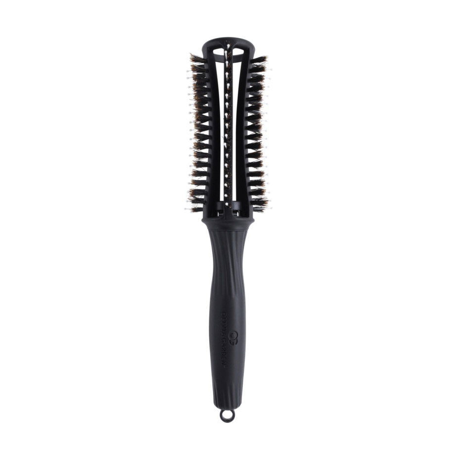 

Браш для волосся Olivia Garden Fingerbrush Round Black Medium, діаметр 25 мм