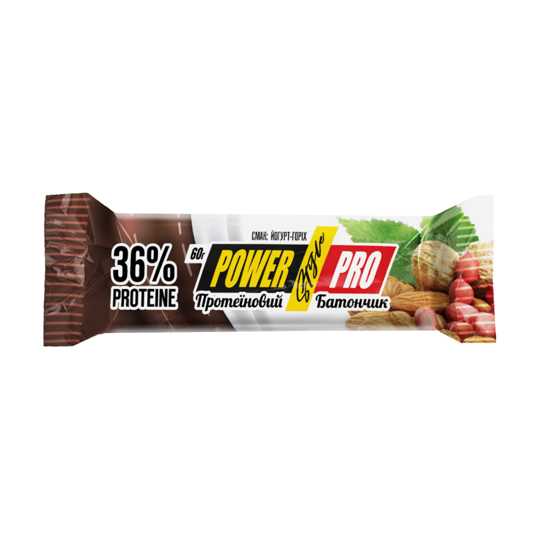 

Протеїновий батончик Power Pro 36% Protein Цілісний горіх та йогурт, 60 г