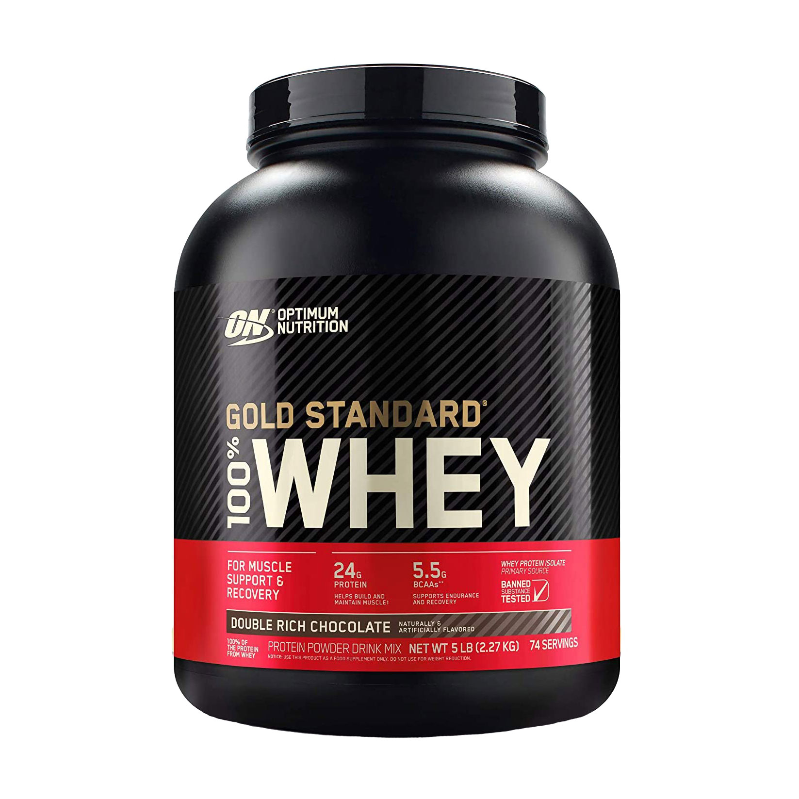 

Протеїн Optimum Nutrition 100% Whey Gold Standard Подвійний насичений шоколад, в порошку, 2.27 кг