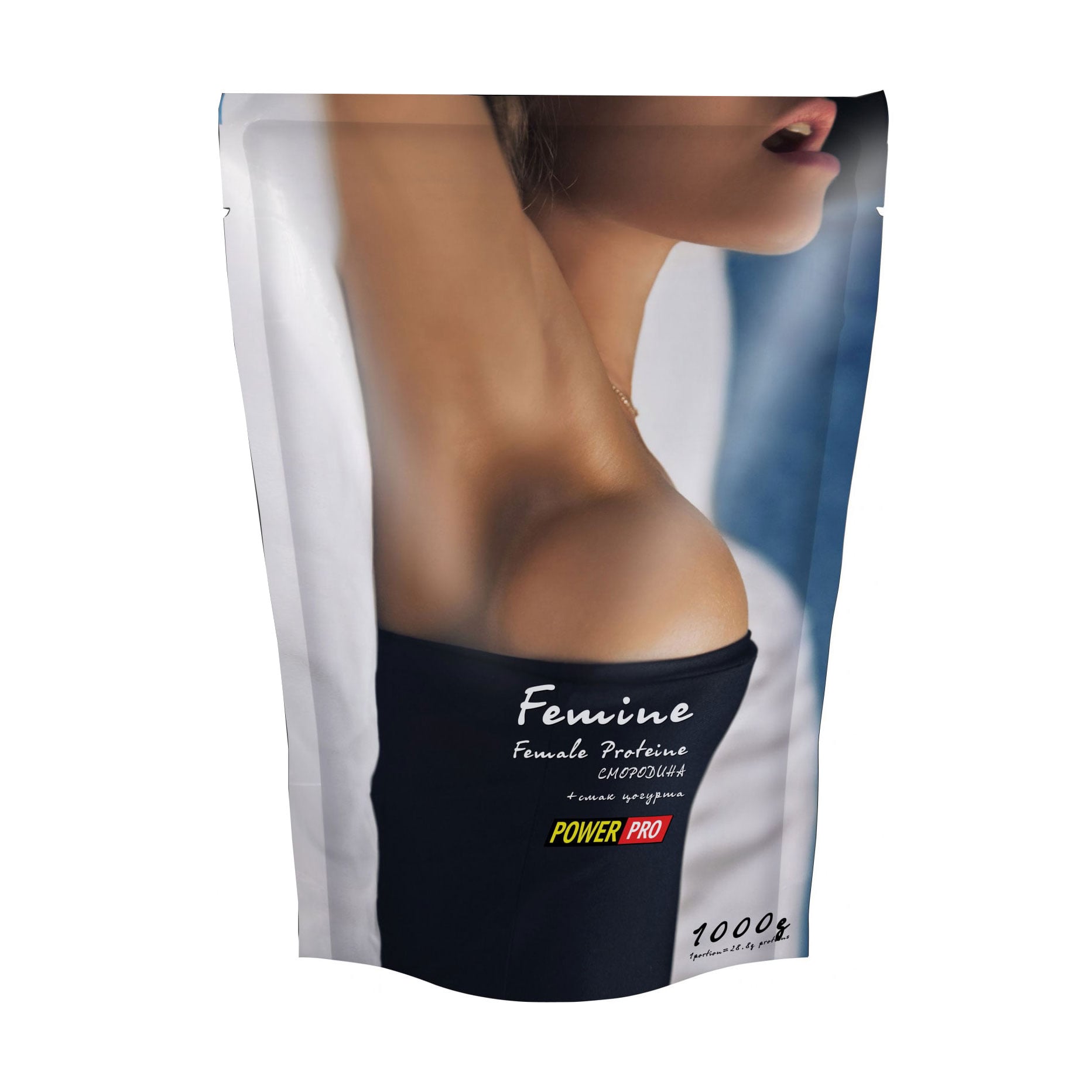 

Протеїн Power Pro Femine-PRO Смородина + йогурт, в порошку, 1 кг