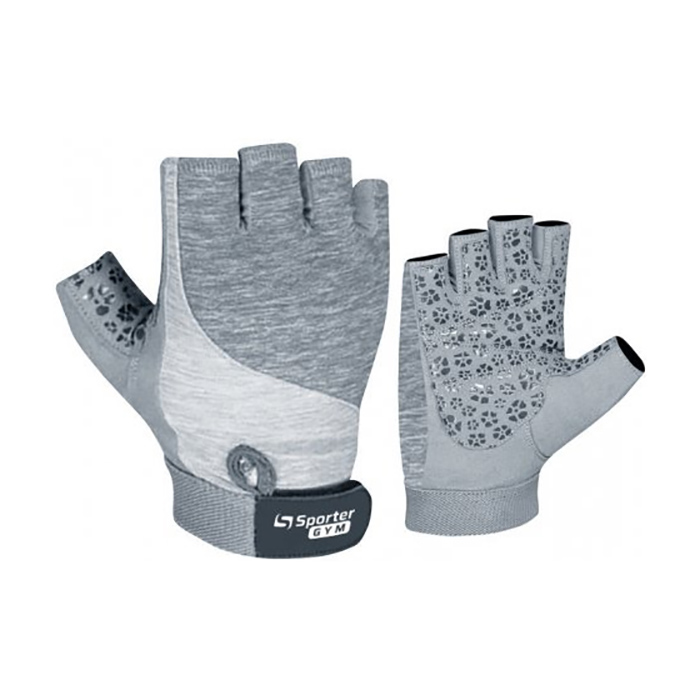 

Жіночі рукавиці Sporter Gym Women Fitness Gloves S Grey/Grey (MFG-235.7 B)