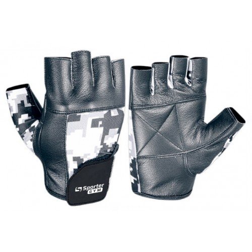 

Рукавиці Sporter Gym Men Fitness Gloves XL Black/Camo (MFG-227.7 A)