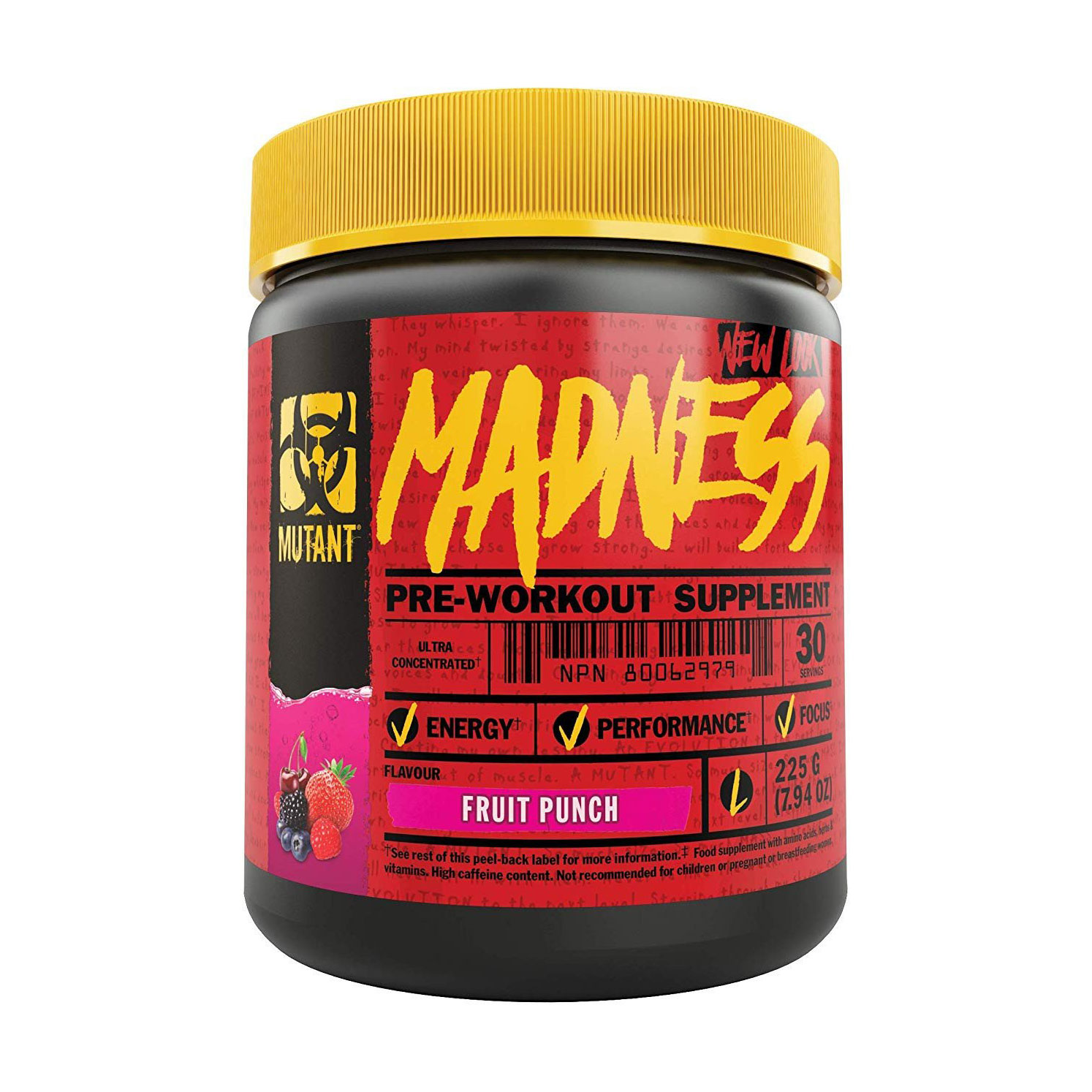 

Протеїн Mutant Madness Фруктовий пунш, в порошку, 225 г