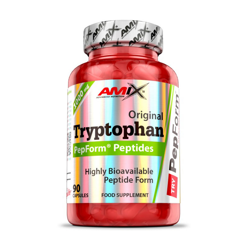 

L-триптофанові пептиди Amix Nutrition Tryptophan PepForm Peptides 1000 мг, 90 капсул