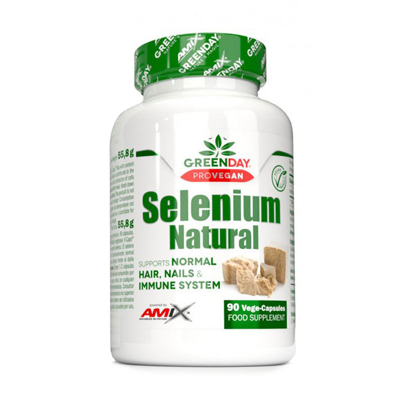 

Селен натуральний Amix Nutrition GreenDay ProVegan Selenium Natural, 90 капсул