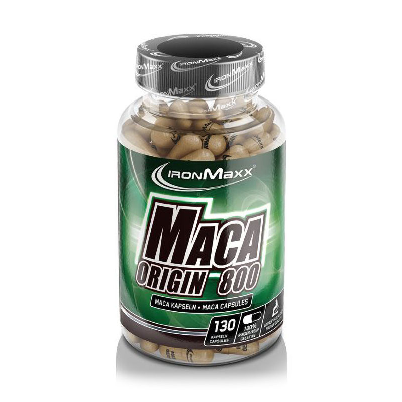 

Мака IronMaxx Maca Origin 800, 130 капсул