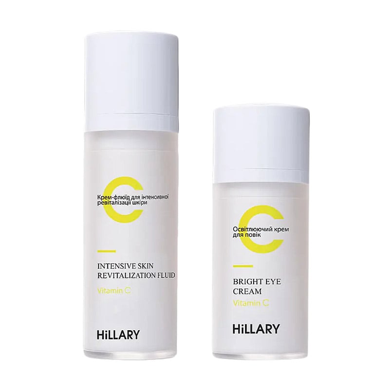 

Набір Hillary Vitamin C для обличчя (крем-флюїд, 30 мл + крем для шкіри навколо очей, 15 мл)