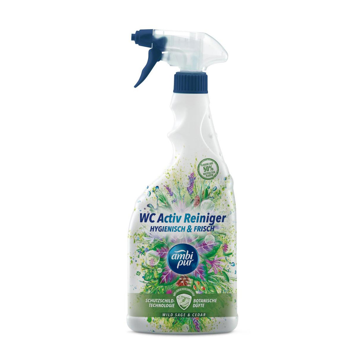 

Уцінка! Засіб для чищення ванни та туалету Ambi Pur WC Active Clean Шавлій, 750 мл