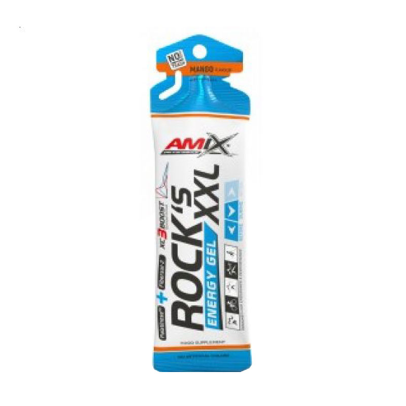 

Передтренувальний комплекс Amix Nutrition Performance Amix Rock's Energy Gel XXL Free, Манго, 65 г