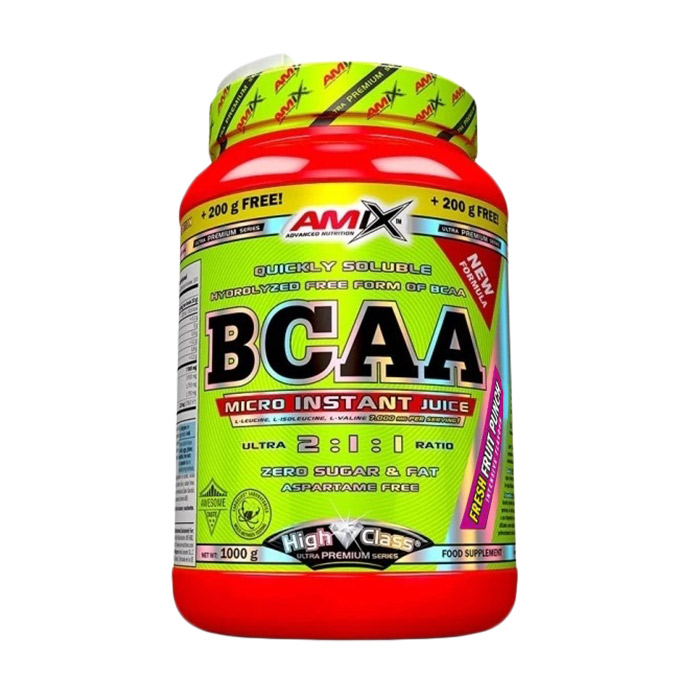 

Амінокислота Amix Nutrition BCAA Micro Instant Juice Фруктовий пунш, в порошку, 1 кг