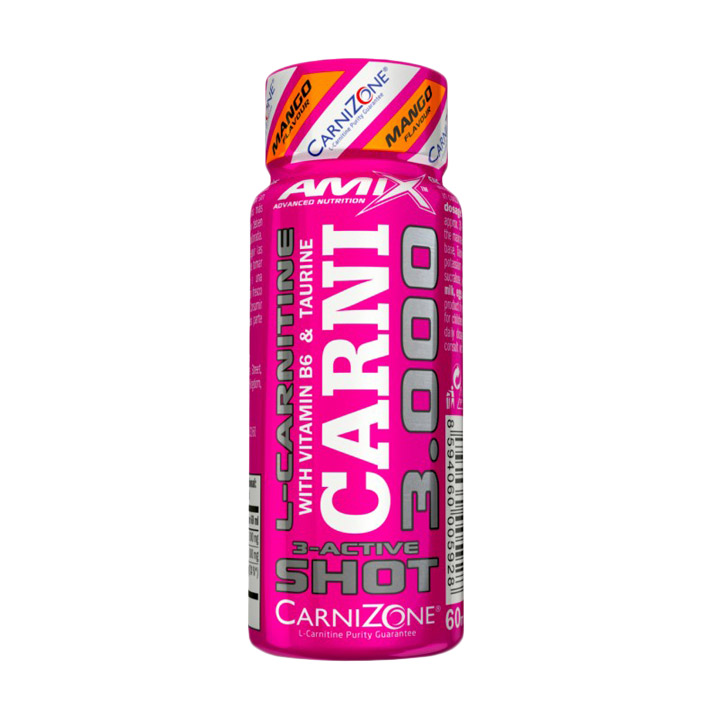 

Карнітин Amix Nutrition Carni Shot 3000 мг, Манго, в рідині, 60 мл