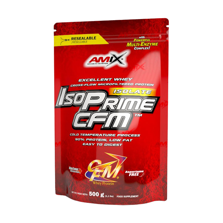 

Ізолят сироваткового протеїну Amix Nutrition IsoPrime CFM Полуниця, в порошку, 500 г