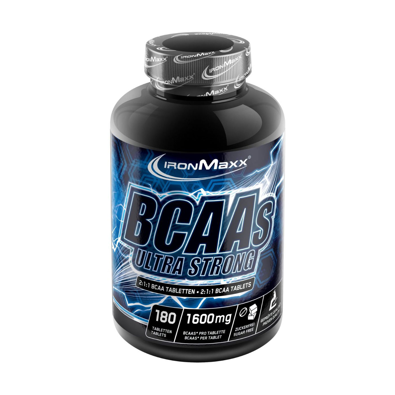 

Амінокислоти IronMaxx BCAAs Ultra Strong 2:1:1, 180 теблеток