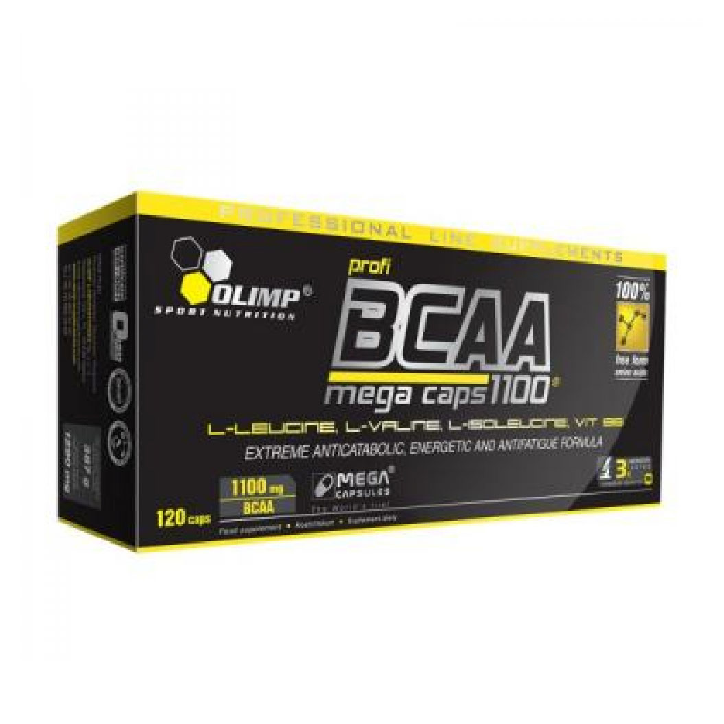 

Амінокислоти Olimp Sport Nutrition BCAA 1100 Mega Caps Blister, 120 капсул