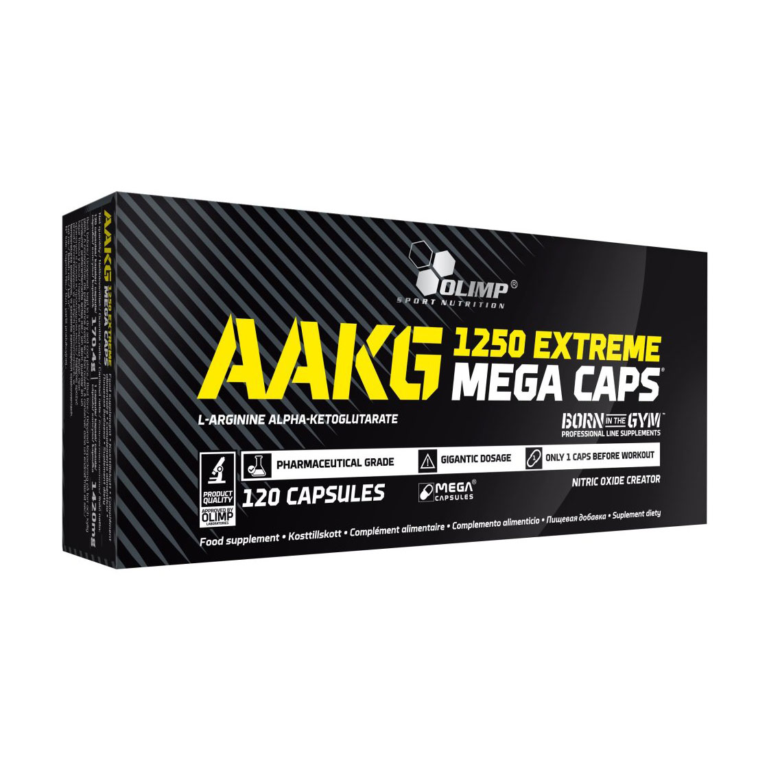 

Амінокислота Olimp Sport Nutrition AAKG 1250 Extreme Mega Caps, 120 капсул