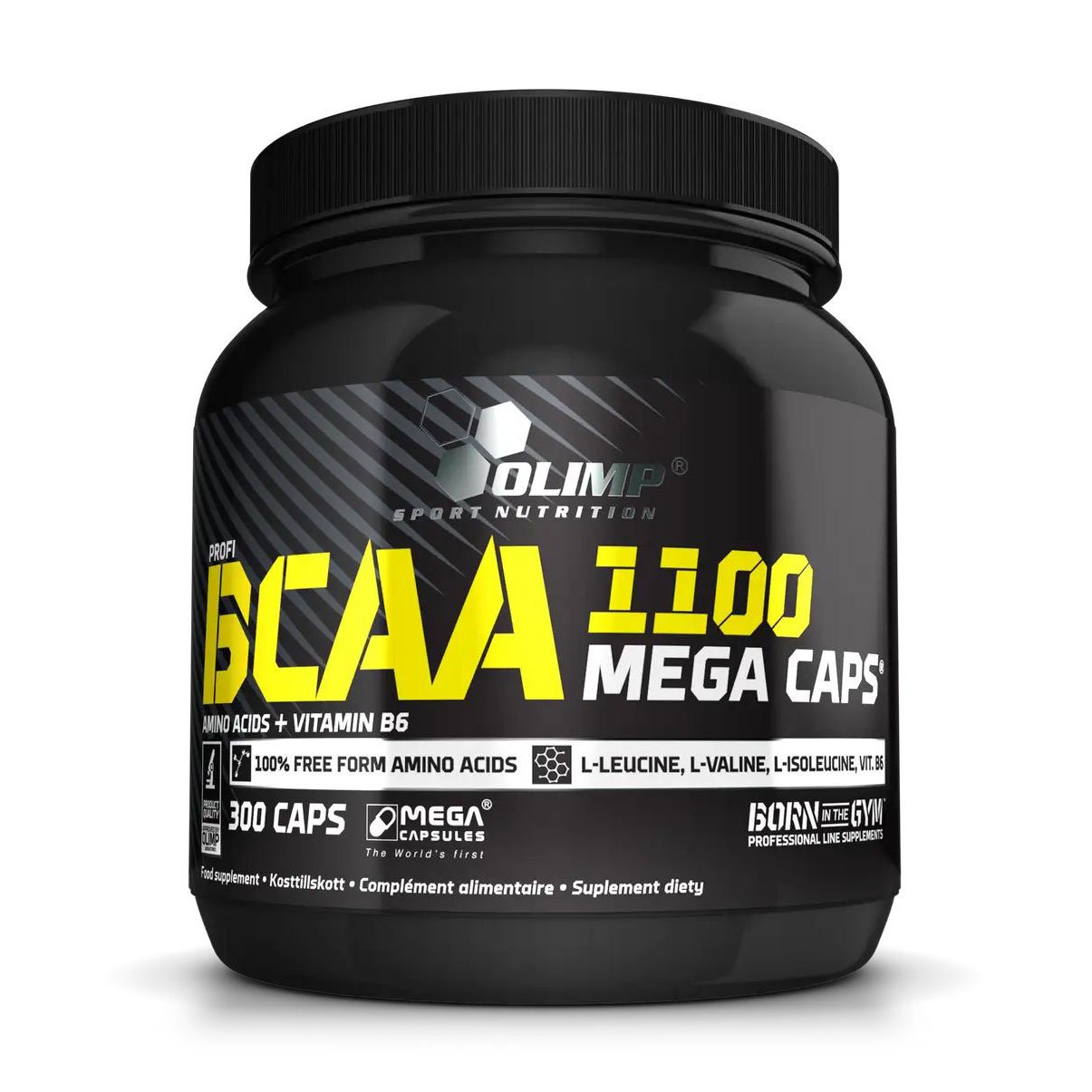 

Амінокислоти Olimp Sport Nutrition BCAA 1100 Mega Caps, 300 капсул