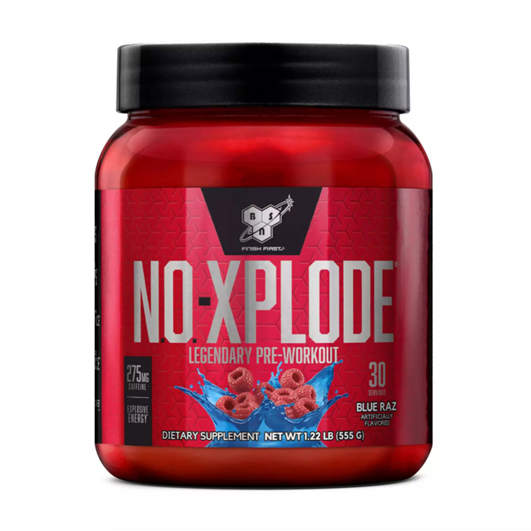 

Передтренувальний комплекс BSN N.O.-Xplode 3.3 Pre-Workout Блакитна малина, в порошку, 555 г