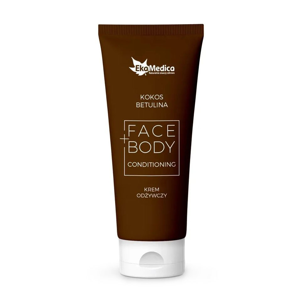 

Живильний крем для обличчя та тіла EkaMedica Face + Body Кокос та бетулін, 100 мл