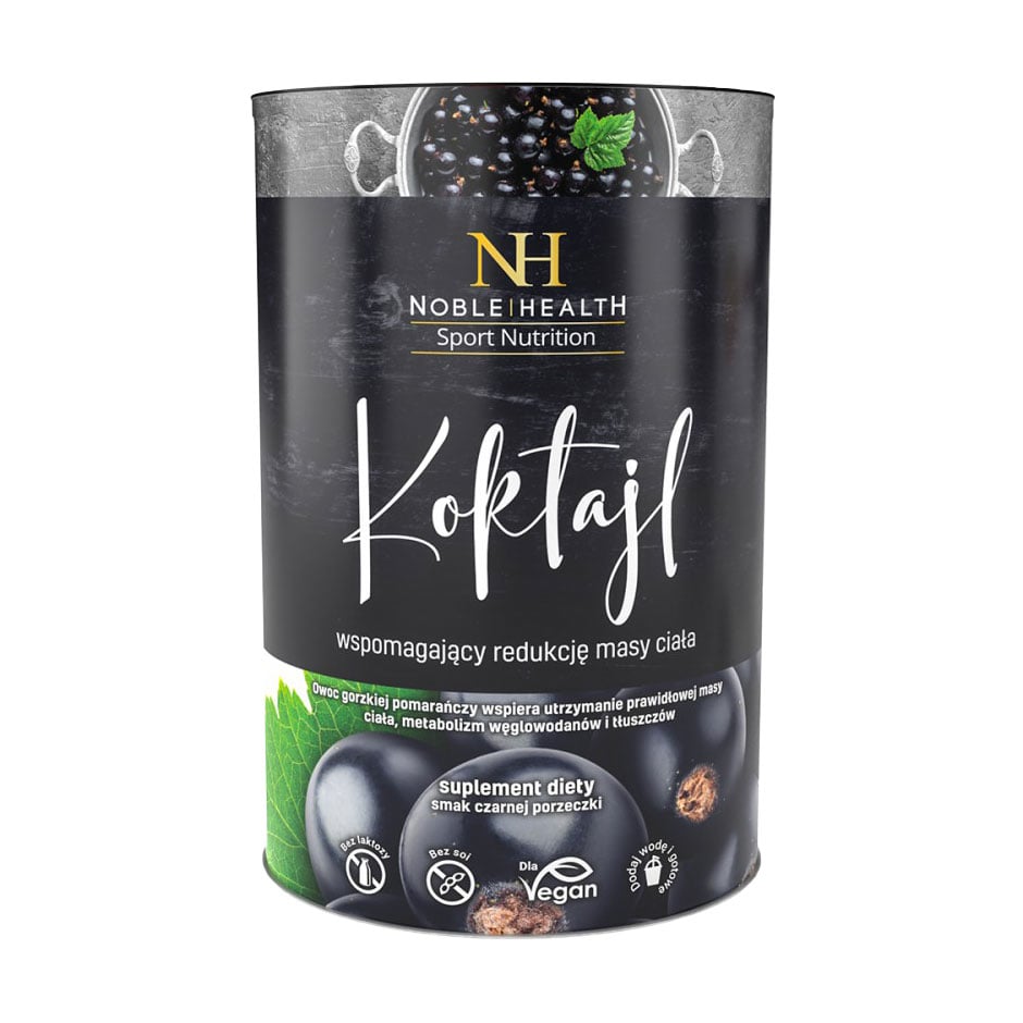 

Коктейль для схуднення Noble Health Slim Line зі смаком чорної смородини, в порошку, 150 г