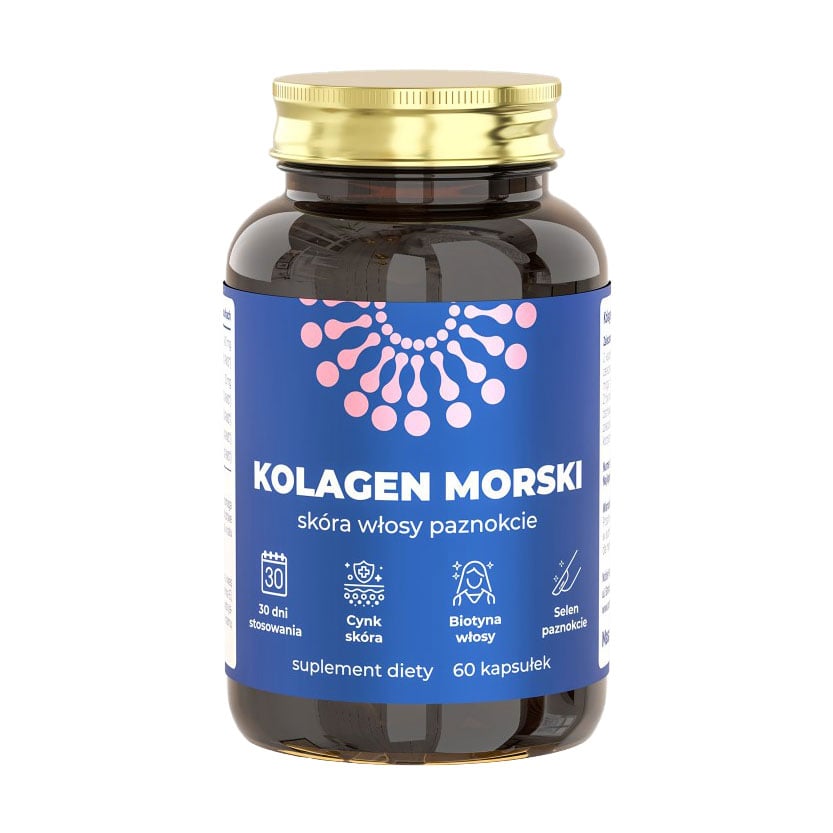 

Морський колаген Noble Health Marine Collagen Suplement Diety, 60 капсул