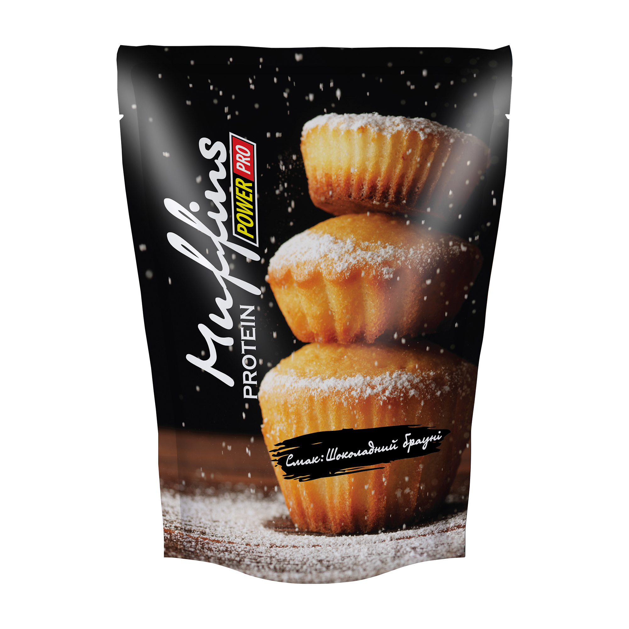 

Уцінка! Замінник їжі Power Pro Protein 40.5% Мафін Шоколадний брауні, в порошку, 600 г