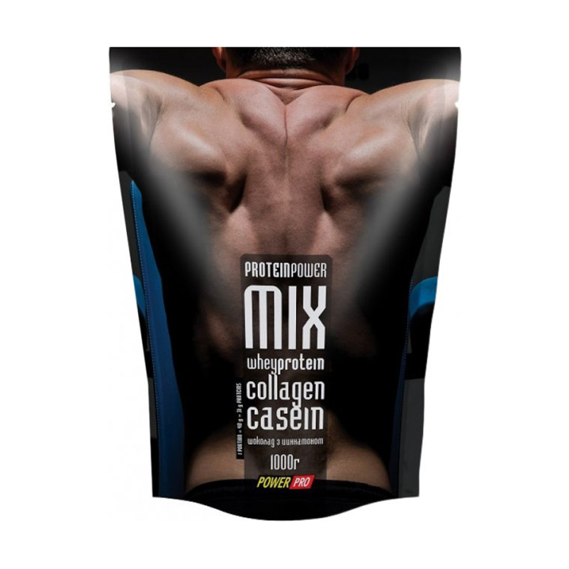 

Протеїн Power Pro ProteinMIX Шоколад з циннамоном, в порошку, 1 кг