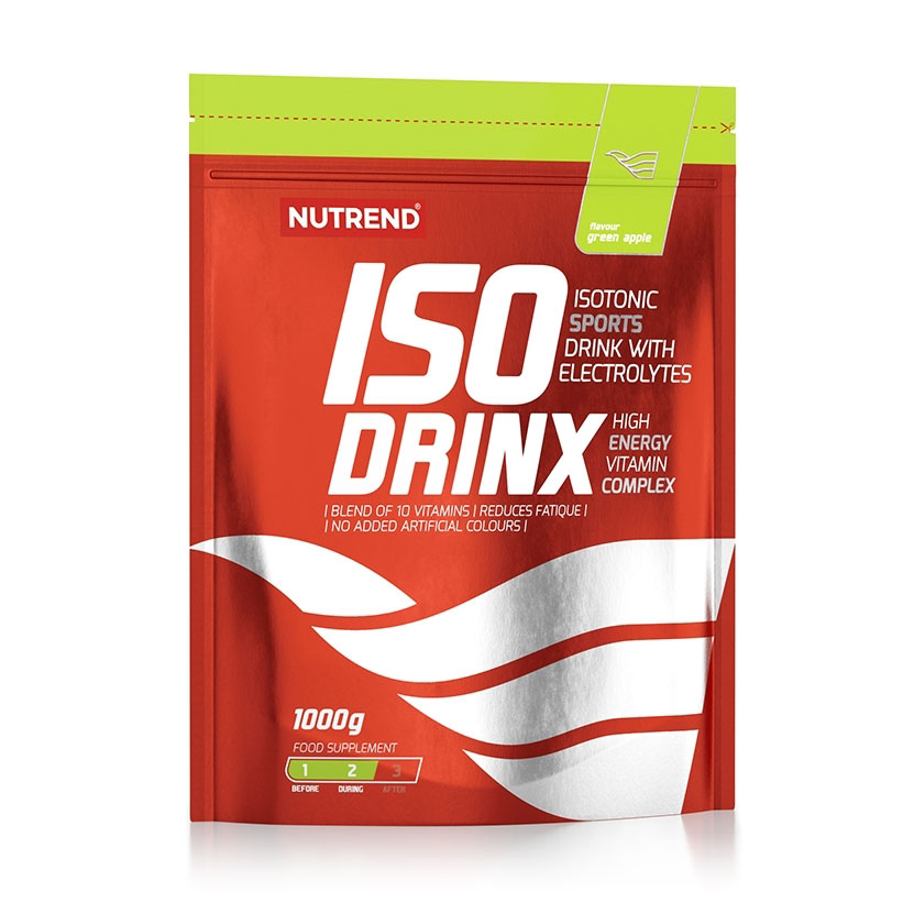 

Ізотонік Nutrend Isodrinx Зелене яблуко, в порошку, 1 кг
