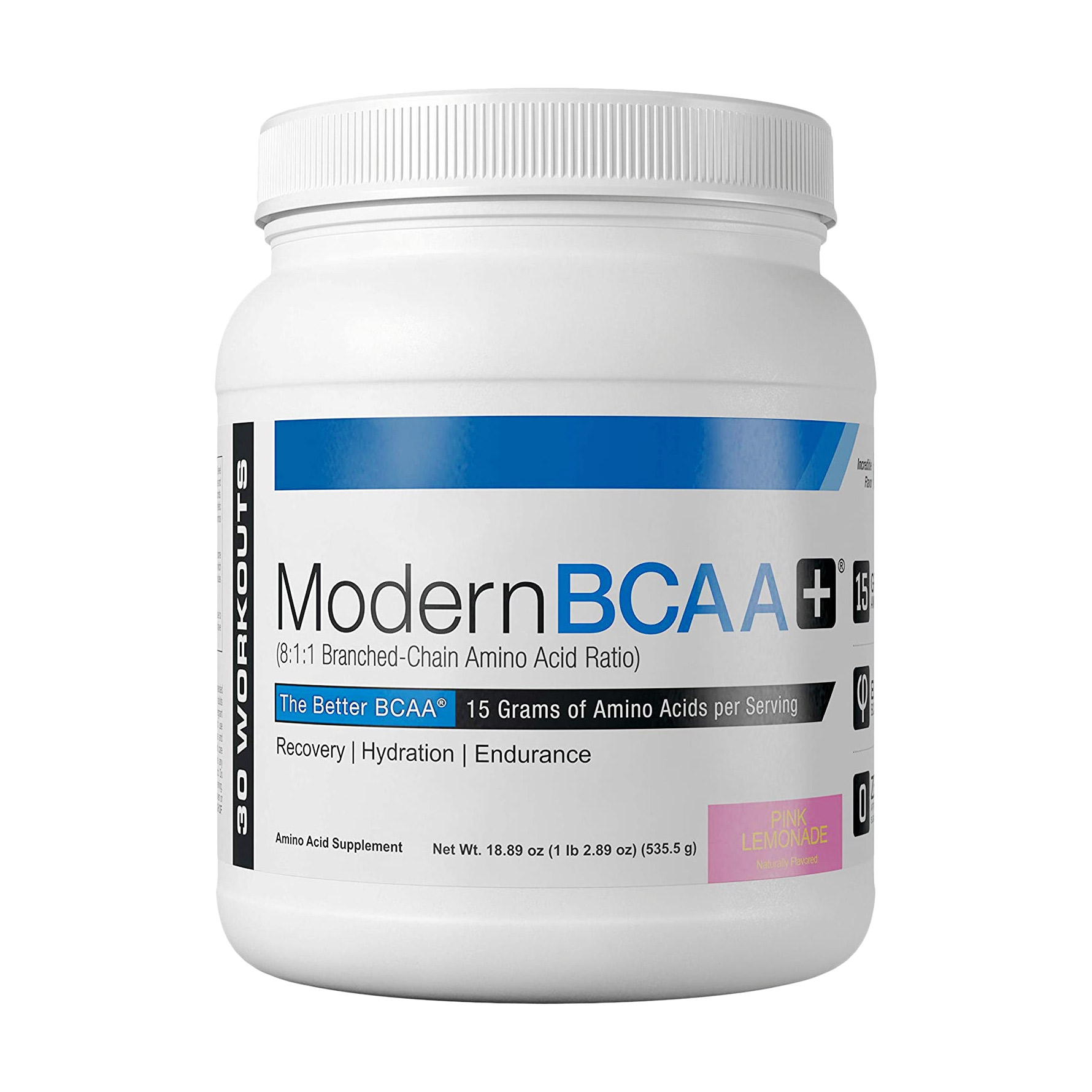 

Амінокислота USPlabs Modern BCAA+ в порошку, зі смаком рожевого лимонаду, 535 г