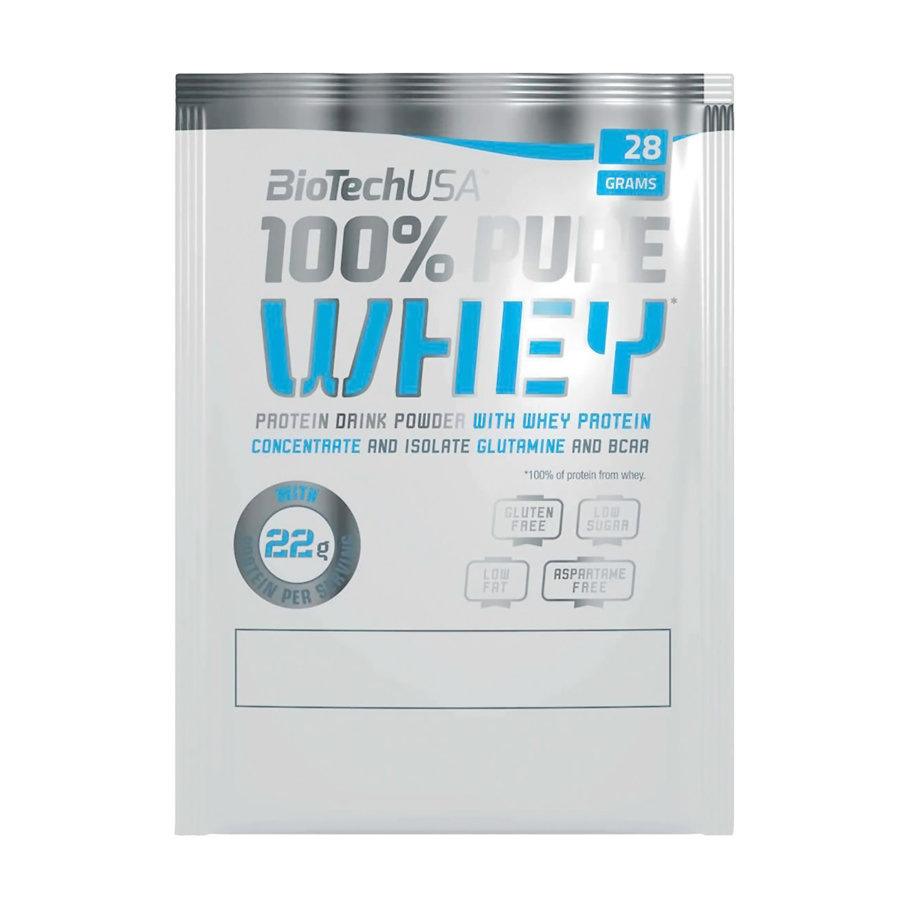 Протеїн BioTechUSA 100% Pure Whey Бурбонська ваніль, в порошку, 28 г (пробник)