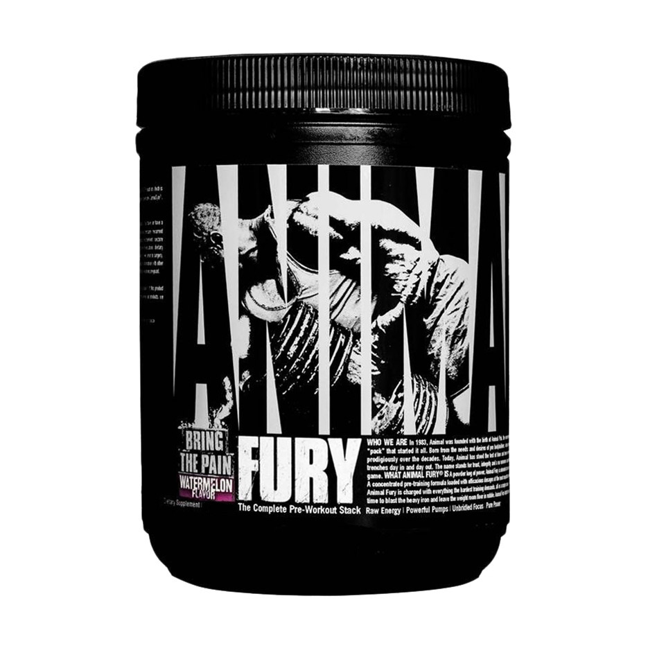 

Передтренувальний комплекс Universal Nutrition Animal Fury Кавун, в порошку, 328 г, в порошку